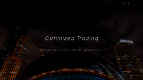 What Optimizedtrading.com website looked like in 2020 (4 years ago)