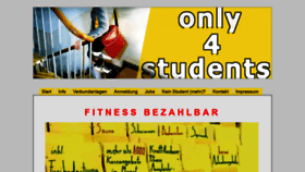 What Only4students.de website looked like in 2020 (4 years ago)