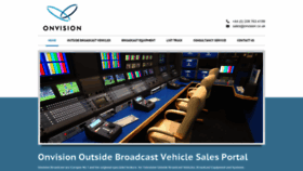 What Onvision.co.uk website looked like in 2020 (4 years ago)