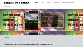 What Ourfakes.com website looked like in 2020 (4 years ago)