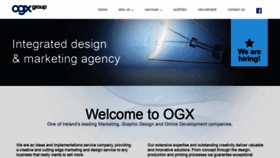 What Ogx.ie website looked like in 2020 (4 years ago)