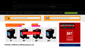 What Offertecartucce.com website looked like in 2020 (4 years ago)