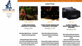 What Opticsandlab.com website looked like in 2020 (4 years ago)