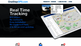 What Onestepgps.com website looked like in 2020 (5 years ago)