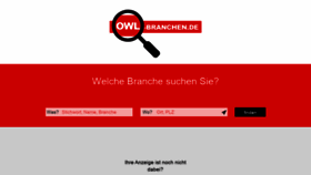 What Owl-branchen.de website looked like in 2020 (4 years ago)