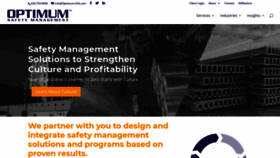 What Optimumsafetymanagement.com website looked like in 2020 (4 years ago)