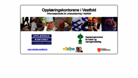 What Okvestfold.no website looked like in 2020 (4 years ago)