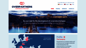 What Overpartners.eu website looked like in 2020 (4 years ago)