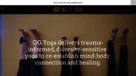 What Ogyoga.org website looked like in 2020 (4 years ago)