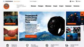What Okdive.ru website looked like in 2020 (6 years ago)