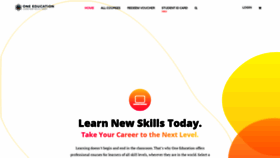 What Oneeducation.org.uk website looked like in 2020 (5 years ago)