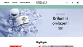 What Oriflame.cz website looked like in 2020 (4 years ago)
