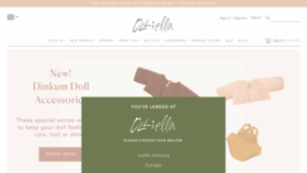 What Olliella.com website looked like in 2020 (4 years ago)