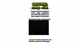 What Originalsongsite.com website looked like in 2020 (5 years ago)