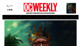 What Ocweekly.com website looked like in 2020 (4 years ago)