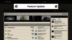 What Odforce.net website looked like in 2020 (6 years ago)
