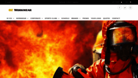 What Ozworkwear.com.au website looked like in 2020 (4 years ago)