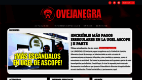 What Ovejanegra.com.pe website looked like in 2020 (4 years ago)