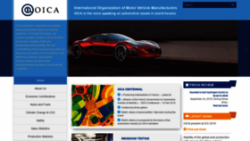 What Oica.net website looked like in 2020 (4 years ago)
