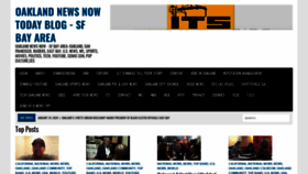 What Oaklandnewsnow.com website looked like in 2020 (4 years ago)