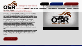 What Osrphysicaltherapy.com website looked like in 2020 (4 years ago)