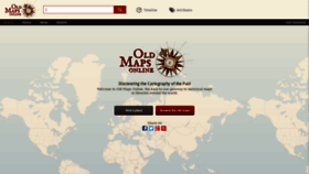 What Oldmapsonline.org website looked like in 2020 (4 years ago)