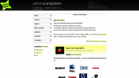 What Oxford-computers.co.uk website looked like in 2020 (4 years ago)