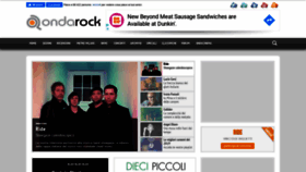 What Ondarock.it website looked like in 2020 (4 years ago)