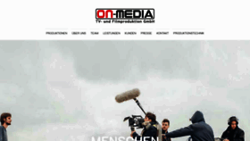 What On-media.at website looked like in 2020 (4 years ago)