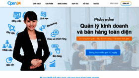 What Open24.vn website looked like in 2020 (4 years ago)