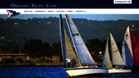 What Oaklandyachtclub.com website looked like in 2020 (4 years ago)