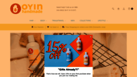 What Oyinhandmade.com website looked like in 2020 (4 years ago)
