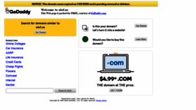 What Olof.us website looked like in 2020 (6 years ago)