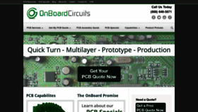 What Onboardcircuits.com website looked like in 2020 (4 years ago)