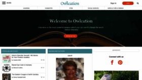 What Owlcation.com website looked like in 2020 (5 years ago)
