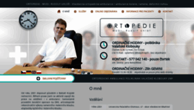 What Ortopedieuhlar.cz website looked like in 2020 (4 years ago)