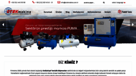 What Otekmakina.com.tr website looked like in 2020 (4 years ago)
