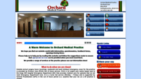 What Orchard-medical.co.uk website looked like in 2020 (4 years ago)