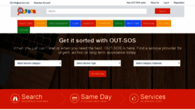 What Out-sos.com website looked like in 2020 (4 years ago)