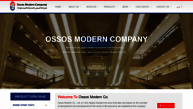 What Ossosco.com website looked like in 2020 (4 years ago)