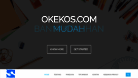 What Okekos.com website looked like in 2020 (4 years ago)