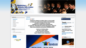 What Orkiestra.edu.pl website looked like in 2020 (4 years ago)