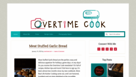 What Overtimecook.com website looked like in 2020 (4 years ago)