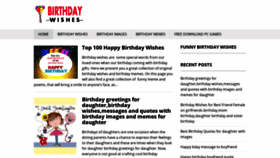 What Ourbirthdaywishes.com website looked like in 2020 (4 years ago)