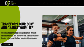 What Outerstrengthfitness.com website looked like in 2020 (4 years ago)