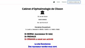 What Ophtagolfe.fr website looked like in 2020 (4 years ago)