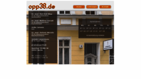 What Opp38.de website looked like in 2020 (6 years ago)