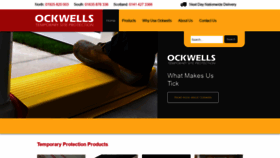 What Ockwells.com website looked like in 2020 (4 years ago)