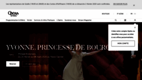 What Operadeparis.fr website looked like in 2020 (4 years ago)