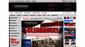 What Overstock-furniture.com website looked like in 2020 (4 years ago)